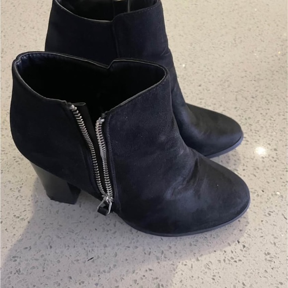 Black Ankle Boots - Picture 1 of 2
